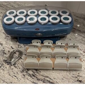BaByliss Pro Nano Titanium 12 Professional Jumbo Hot Rollers W/ Clips